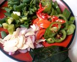 Foto langkah ke 1 dari resep Sayur Tahu Santan.