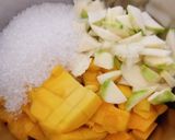 A picture of step 1 of Mango frooti.