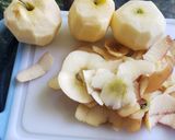 Foto del paso 1 de la receta: Torta de manzana y guineo🍎🍌(sin azúcar)
