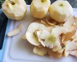 Foto del paso 1 de la receta: Torta de manzana y guineo🍎🍌(sin azúcar)