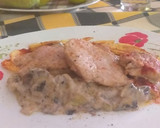 Foto del paso 4 de la receta: Solomillo de cerdo con salsa de champiñones y papas dolar