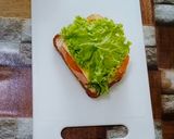 Gambar langkah 2 resipi Chicken Slice Sandwich.