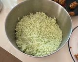 A picture of step 1 of Steamed Sago Ball With chicken filling.