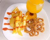 A picture of step 10 of Deep-fried Onion Rings #deepfriedsnacks.