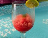 A picture of step 3 of Watermelon Sorbet.