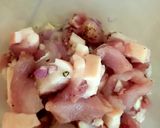 Hình bước làm 2 của món Măng tươi xào ba chỉ