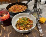 A picture of step 7 of Forsyth Goulash.