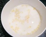 A picture of step 1 of Mango Panna cotta.