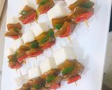 A picture of step 7 of Christmas pomo yam bites.
