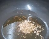 A picture of step 3 of Besan drumstick ---- a simple yet tasty summer vegetable.