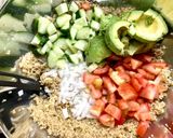 A picture of step 2 of Healthy Quinoa Salad with Smoked Salmon!.
