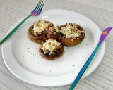 Foto del paso 7 de la receta: ⭕️Champiñones rellenos de jamón y queso❌