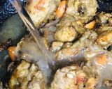 A picture of step 5 of Chicken afghani pulao.