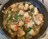 Foto del paso 4 de la receta: Pasta integral con pollo y espinacas