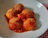 Foto del paso 8 de la receta: Albóndigas de merluza y pimientos del piquillo