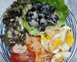 Gambar langkah 3 resipi Salad Campuran.