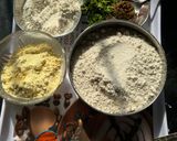 A picture of step 1 of Mix Flour Thalipith Traditional Recipe.