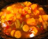 A picture of step 4 of Crockpot 5 -Spice Veggie Soup.