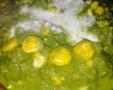 A picture of step 9 of Palak corn.