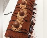 صورة لخطوة 10 من وصفة سويسرول الشوكولا الرررررائع 😋😍👌