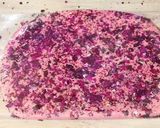A picture of step 7 of Rose kaju katli.