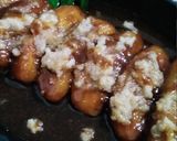 Foto langkah ke 3 dari resep Pisang karamel toping blondo santan / mata ula.