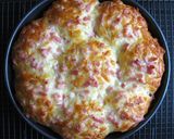A picture of step 6 of Cheese & Bacon ‘Pampushky’.