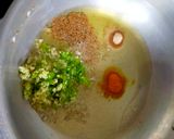A picture of step 1 of Surti Papdi and Brinjal Subzi.
