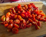 Oregánós sok zöldséges tésztasaláta (vegán) recept fázis 1 fotója