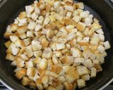 Zsemlemártás 🍞 pirított zsemléből 🥖, fokhagymásan 🧄, alaplével 🍲 recept fázis 3 fotója