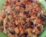 A picture of step 2 of Meatpie fillings.