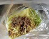 A picture of step 2 of Microwave Yakisoba with Cooking Bags.