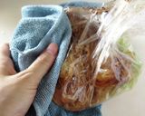 A picture of step 4 of Microwave Yakisoba with Cooking Bags.