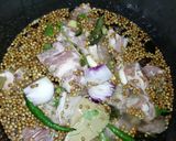 A picture of step 2 of Mutton pulav.
