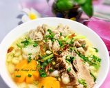 Hình bước làm 3 của món Nui Nấu Sườn + Bò Viên