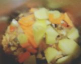 Foto del paso 4 de la receta: Picante de calabaza con champiñón y queso acompañado con arroz