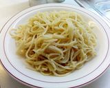 A picture of step 9 of Damascene spaghetti.