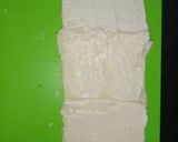 A picture of step 2 of Tricoloured Rollcut Sandwiches.