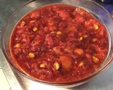 Une image de l'étape 7 de Compote pommes, pêches de vigne et raisins du jardin.