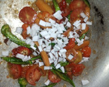 A picture of step 2 of Coconut noodles.