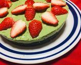 Foto del paso 2 de la receta: Cheesecake de Matcha Con Base De Galletas Oreo 🍰