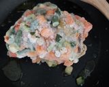 A picture of step 2 of Minestrone Couscous.