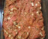 A picture of step 2 of Mom's Meatloaf.