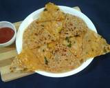 Cheesy onion Paratha recipe step 4 photo