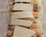 A picture of step 4 of Puff Pastry Empanada with Shrimp, Crab Salad, and More.