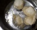 A picture of step 11 of Italian panner ravioli with pink sauce.