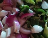 A picture of step 2 of Chilli paneer.