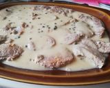 A picture of step 4 of Pork Tenderloin with Pepper Sauce.