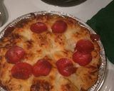 A picture of step 5 of Easy pull apart pizza bread.