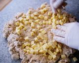 A picture of step 5 of No Yeast Whole Wheat Bread with Cheese.